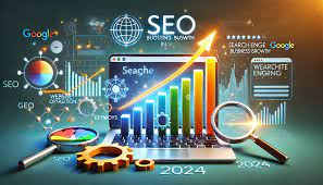 SEO analytics and website growth illustration by Sundas Marketing Agency.