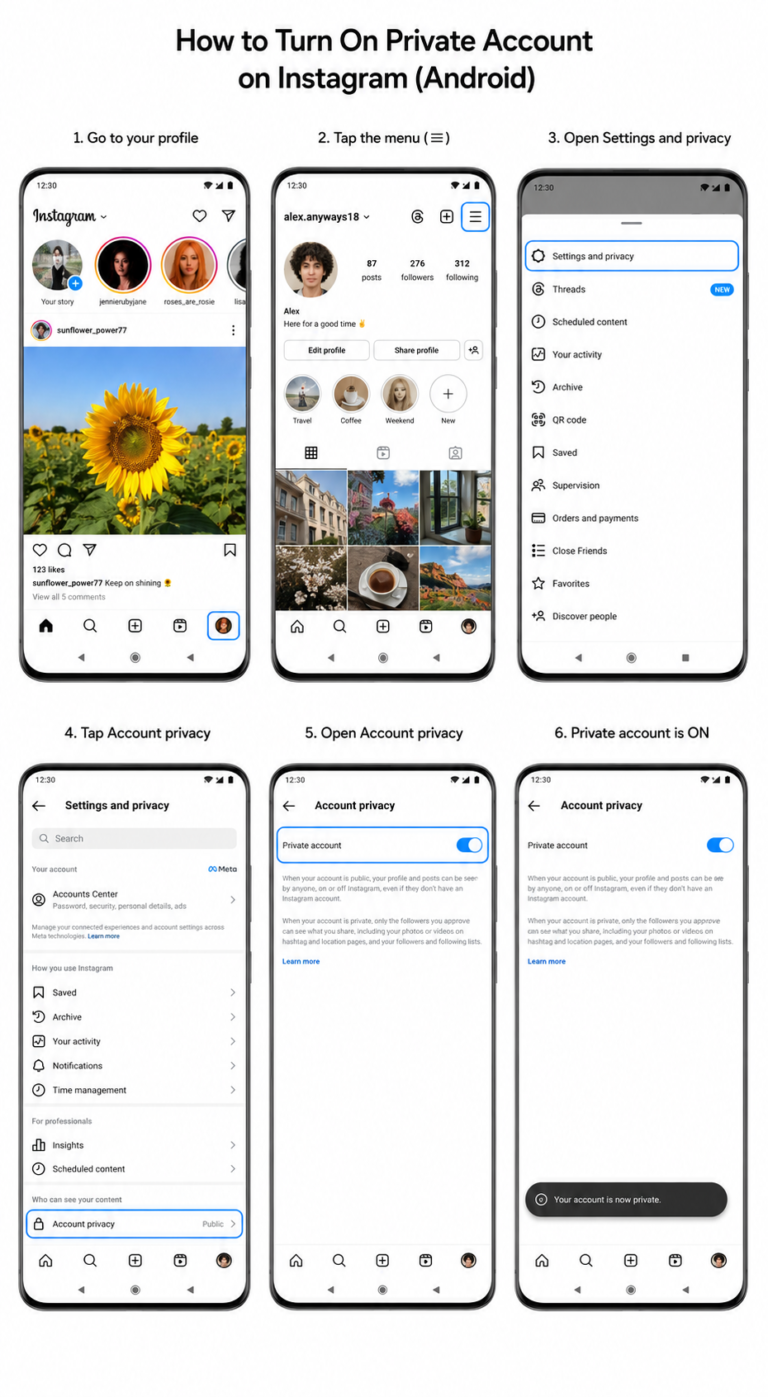 hide followers on Instagram